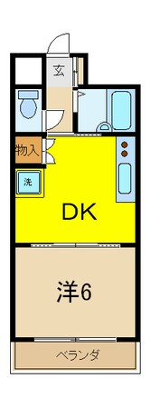 南行徳駅 徒歩1分 5階の物件間取画像